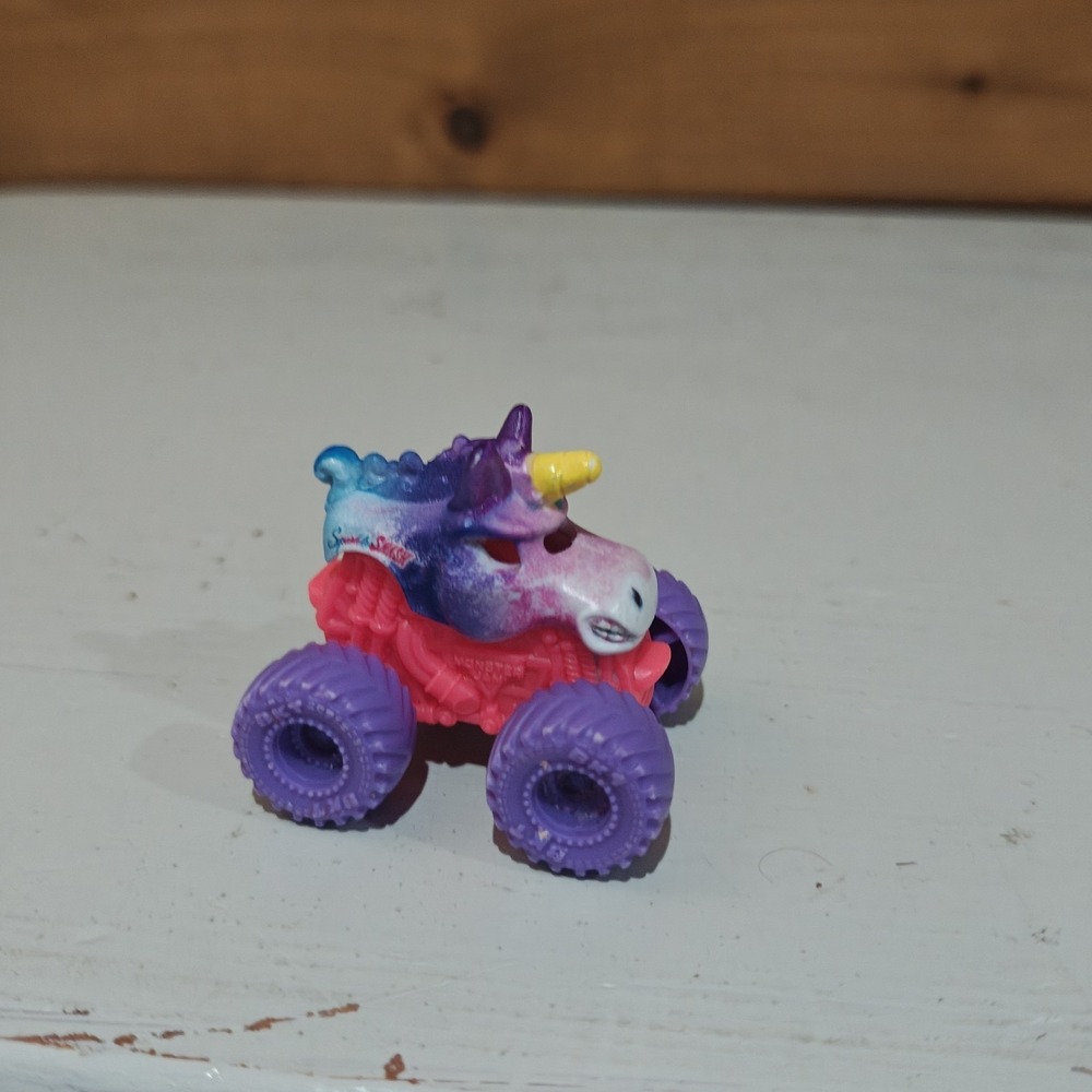 SPARKLE SMASH #376 Rare/HTF Chase Purple Tires Monster Jam Mini Loose 1:87 Scale